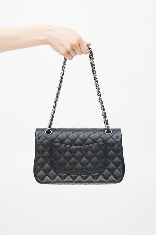 Chanel 2008/9 Black Quilted Leather Medium Double Flap Bag