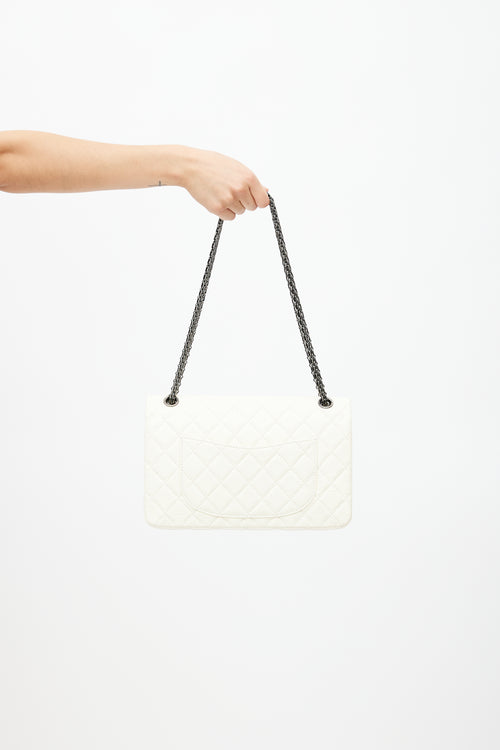 Chanel 2012 Cream Quilted Leather 2.55 Reissue 226 Shoulder Bag