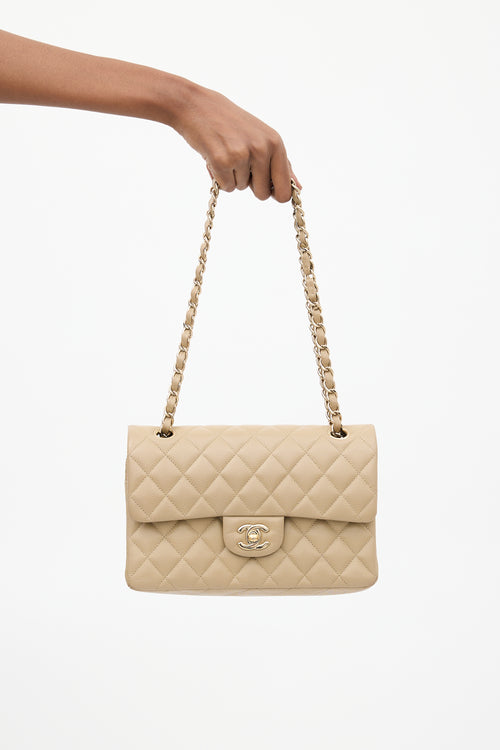 Chanel Beige Caviar Small Double Flap Bag