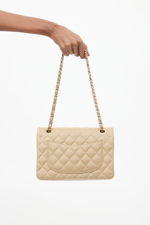 Chanel Beige Caviar Small Double Flap Bag