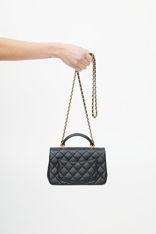 Chanel Black Mini Classic Flap Crossbody Bag