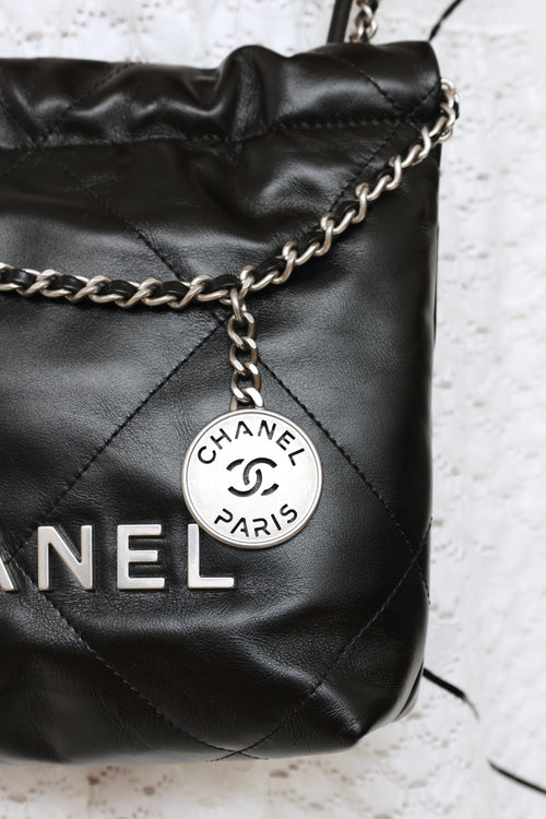 Chanel 2023 Black 22 Mini Bag