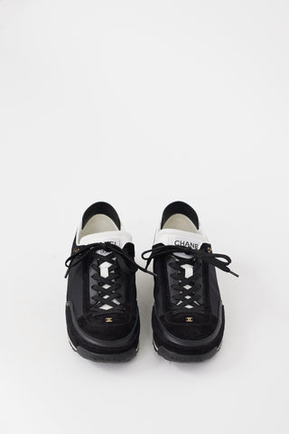 SS 2023 Black Suede 
Mesh CC Sneaker