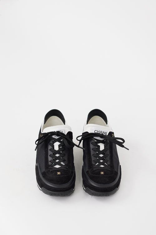 SS 2023 Black Suede 
Mesh CC Sneaker