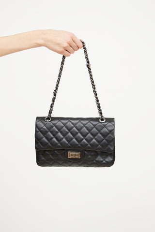 Chanel 2006 Black Calfskin Reissue Double Flap Bag