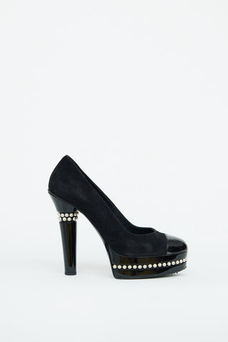 Chanel Black Pearl Moscow Pump