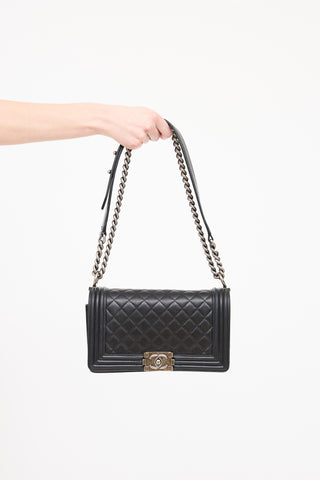 2012 Quilted Leather Boy Bag