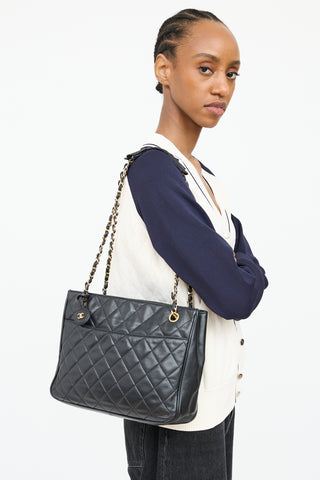 Chanel Matelasse Quilted Double Chain Bag