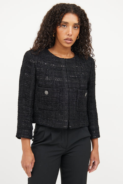 Chanel Black Paris-Dubai Tweed Jacket