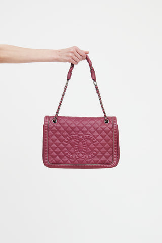 Chanel 2011/12 Deep Red Istanbul Flap Bag