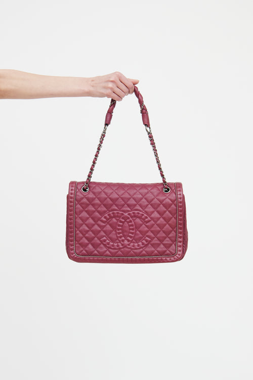 Chanel 2011/12 Deep Red Istanbul Flap Bag