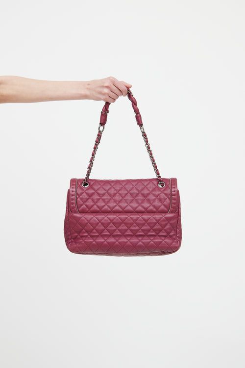 Chanel 2011/12 Deep Red Istanbul Flap Bag