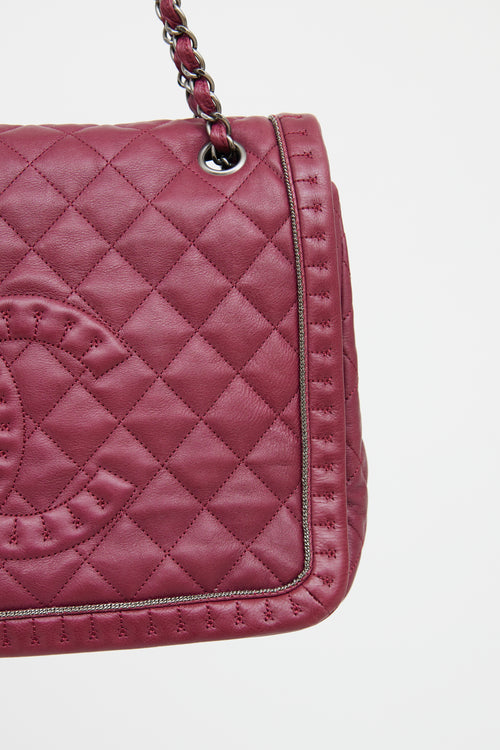 Chanel 2011/12 Deep Red Istanbul Flap Bag