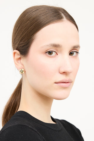 Chanel 2021 Fall/Winter CC Hoop Earring