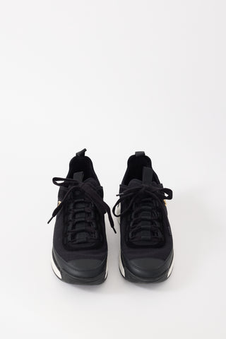 Chanel Cruise 2020 Black CC Logo Sneaker