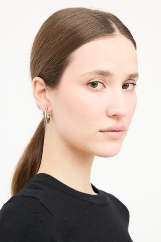 Chanel 2018 Fall/Winter CC Hoop Earring