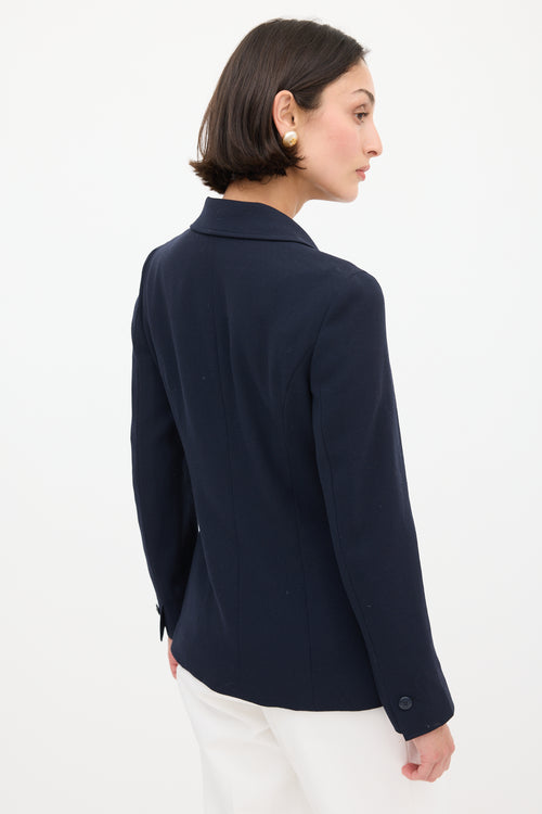 Chanel F/W 1997 Navy Wool Blazer