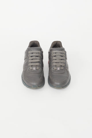 Dark Grey 
Tweed Sneaker Chanel