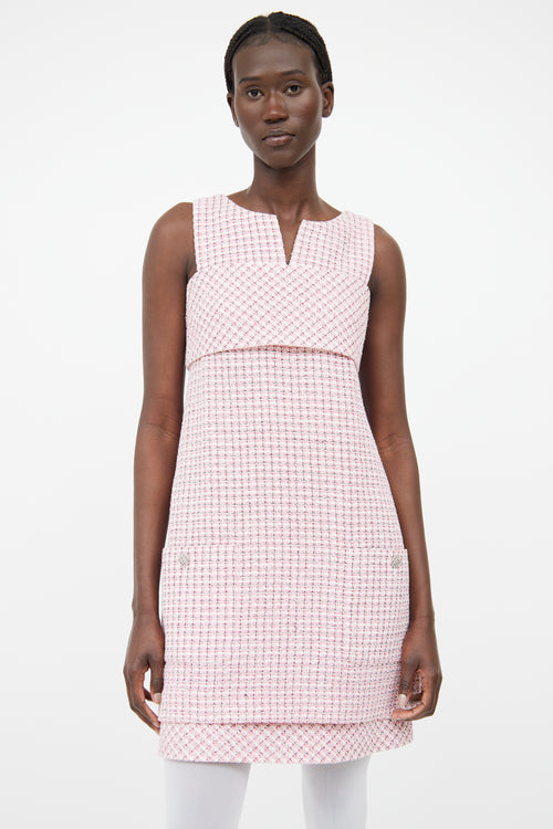 Chanel Pink Tweed Fantasy Dress