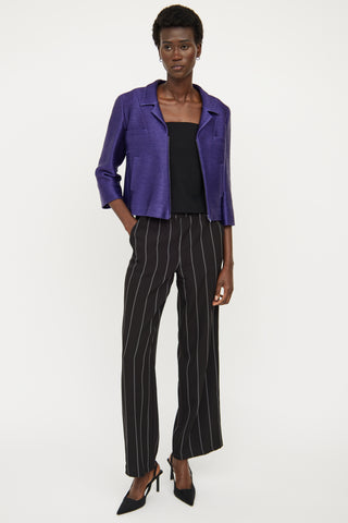 Spring 2001 Purple Zip Blazer