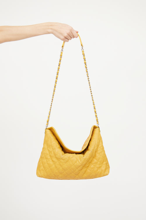 Chanel 2011 Yellow Caviar French Riviera Bag