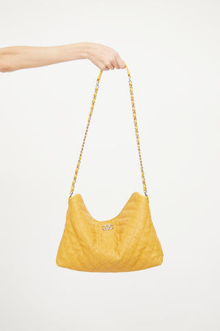 Chanel 2011 Yellow Caviar French Riviera Bag