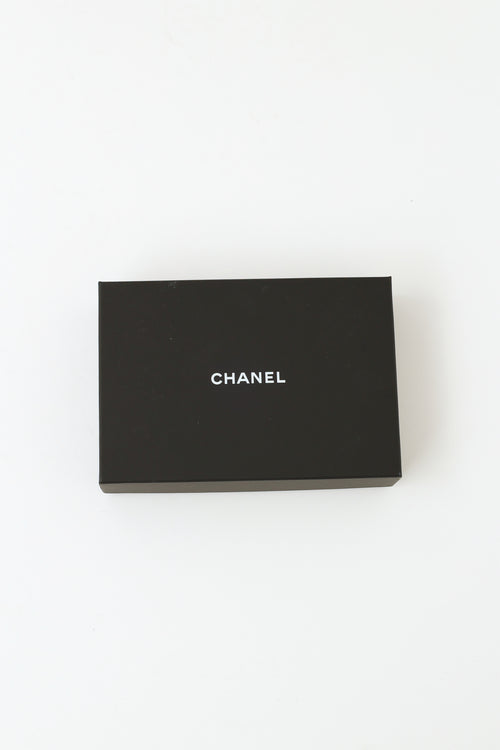 Chanel Red Camellia CC Flap Wallet On Chain