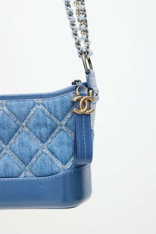 Chanel SS 2020 Blue Denim Small Gabrielle Bag