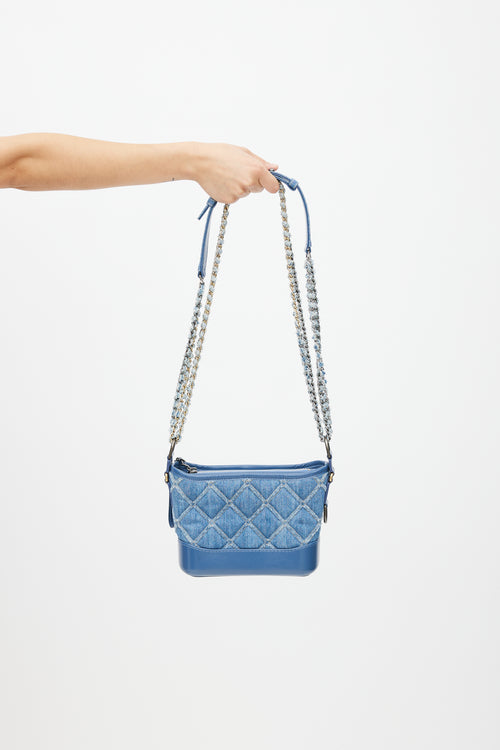 Chanel SS 2020 Blue Denim Small Gabrielle Bag