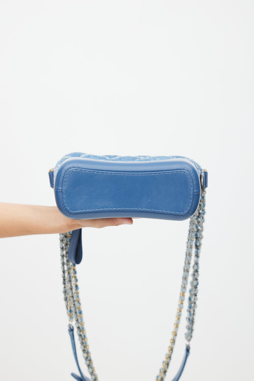 Chanel SS 2020 Blue Denim Small Gabrielle Bag