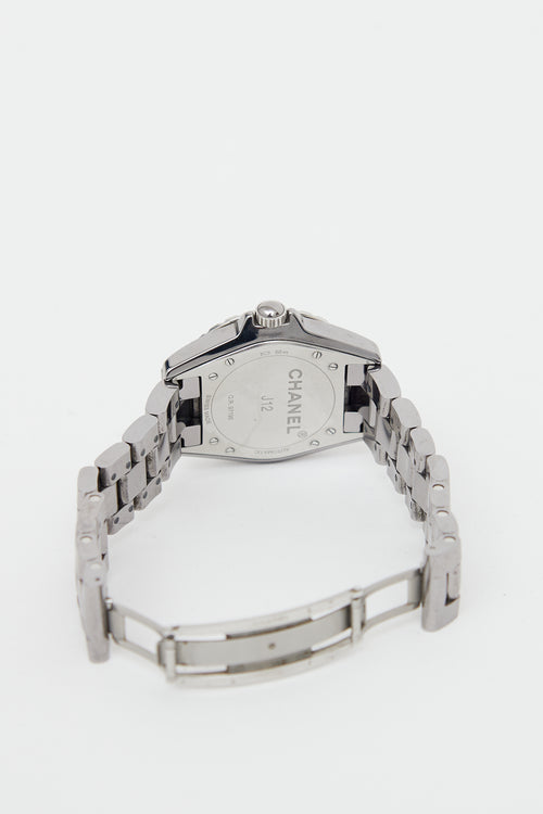 Chanel Grey Ceramic Diamond J15