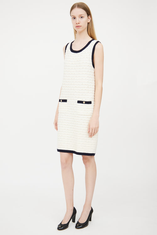 Chanel Cruise 2012 White 
Navy Co-Ord Set