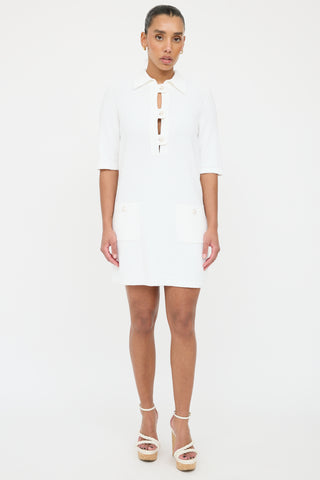 Chanel SS 2023 Terrycloth Polo Dress