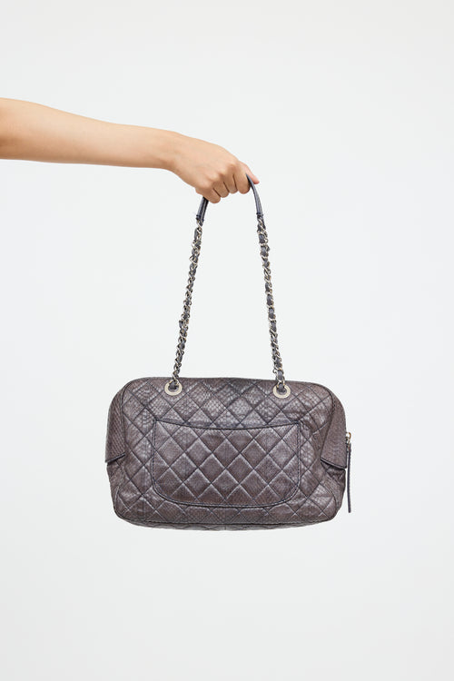 Chanel 2012 Purple Flap Shoulder Bag