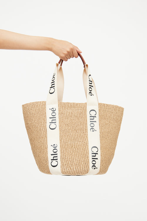 Chloé Large Woody Tote Bag