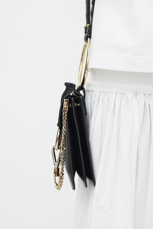 Chloé Black 
Gold Faye Leather Bag