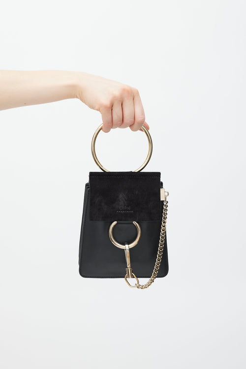 Chloé Black 
Gold Faye Leather Bag