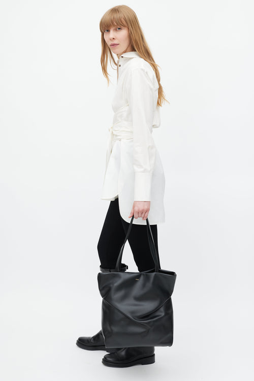 Chloé Black Judy Folded Leather Tote