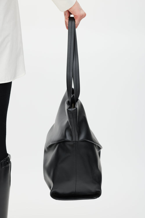 Chloé Black Judy Folded Leather Tote