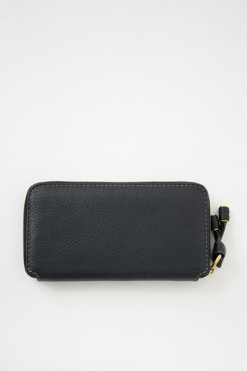 Chloé Black Leather Marcie Wallet