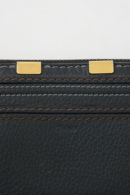 Chloé Black Leather Marcie Wallet