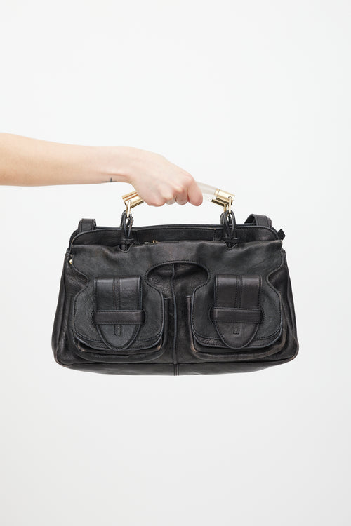 Chloé Black Leather Saskia Bag