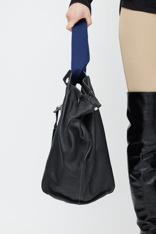 Chloé Black 
Navy Leather Tote