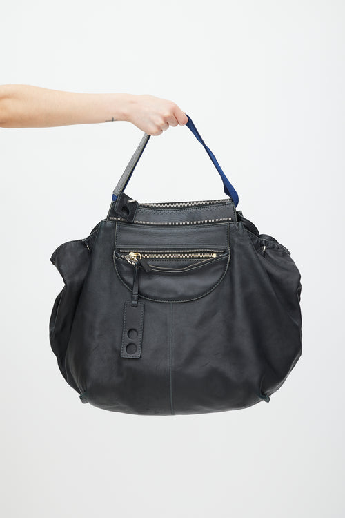 Chloé Black 
Navy Leather Tote