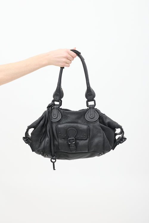 Chloé Black Leather Paddington Bag