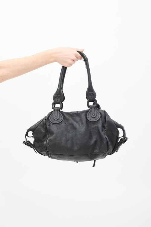 Chloé Black Leather Paddington Bag