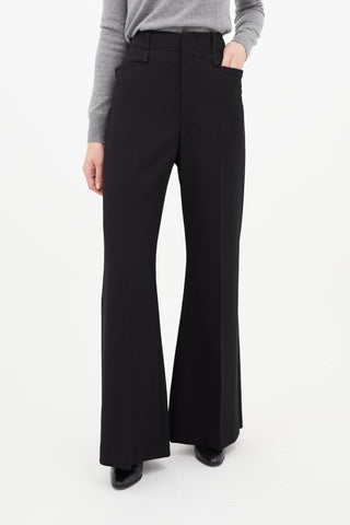 Chloé Black Pleated Trouser