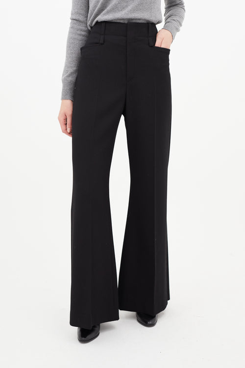 Chloé Black Pleated Trouser