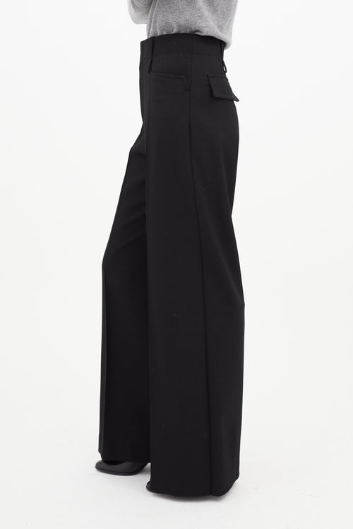 Chloé Black Pleated Trouser