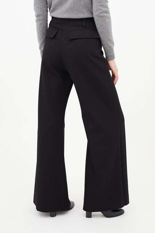 Chloé Black Pleated Trouser